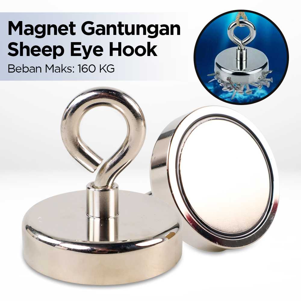 Magnet Fishing Neodymium Strong Magnet Pancing Neodymium Magnet Neodymium Bulat Besar Super Kuat