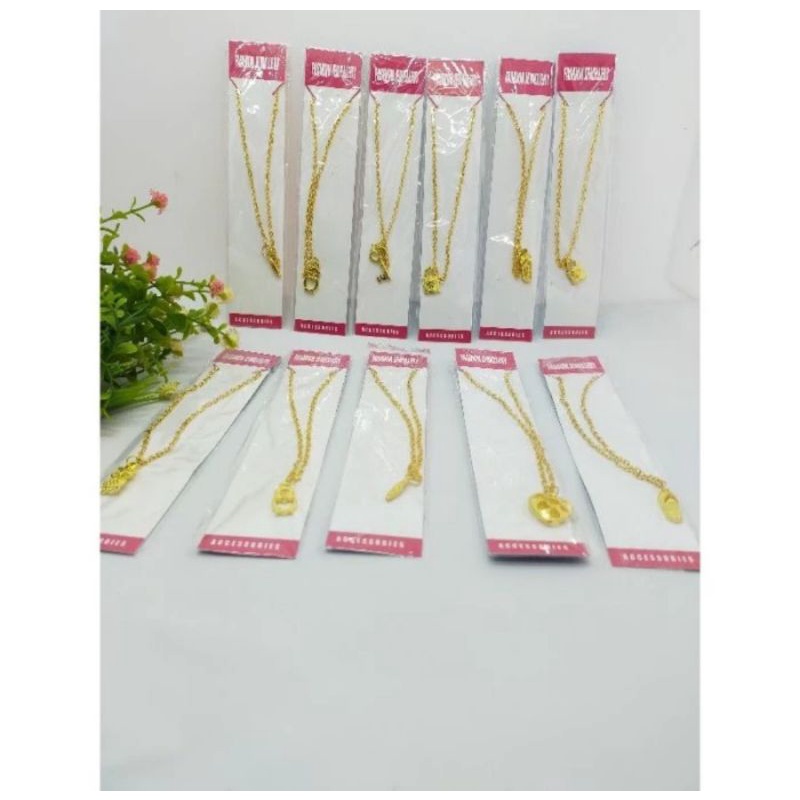 KALUNG GOLD ISI 12PC CAMPUR MOTIF