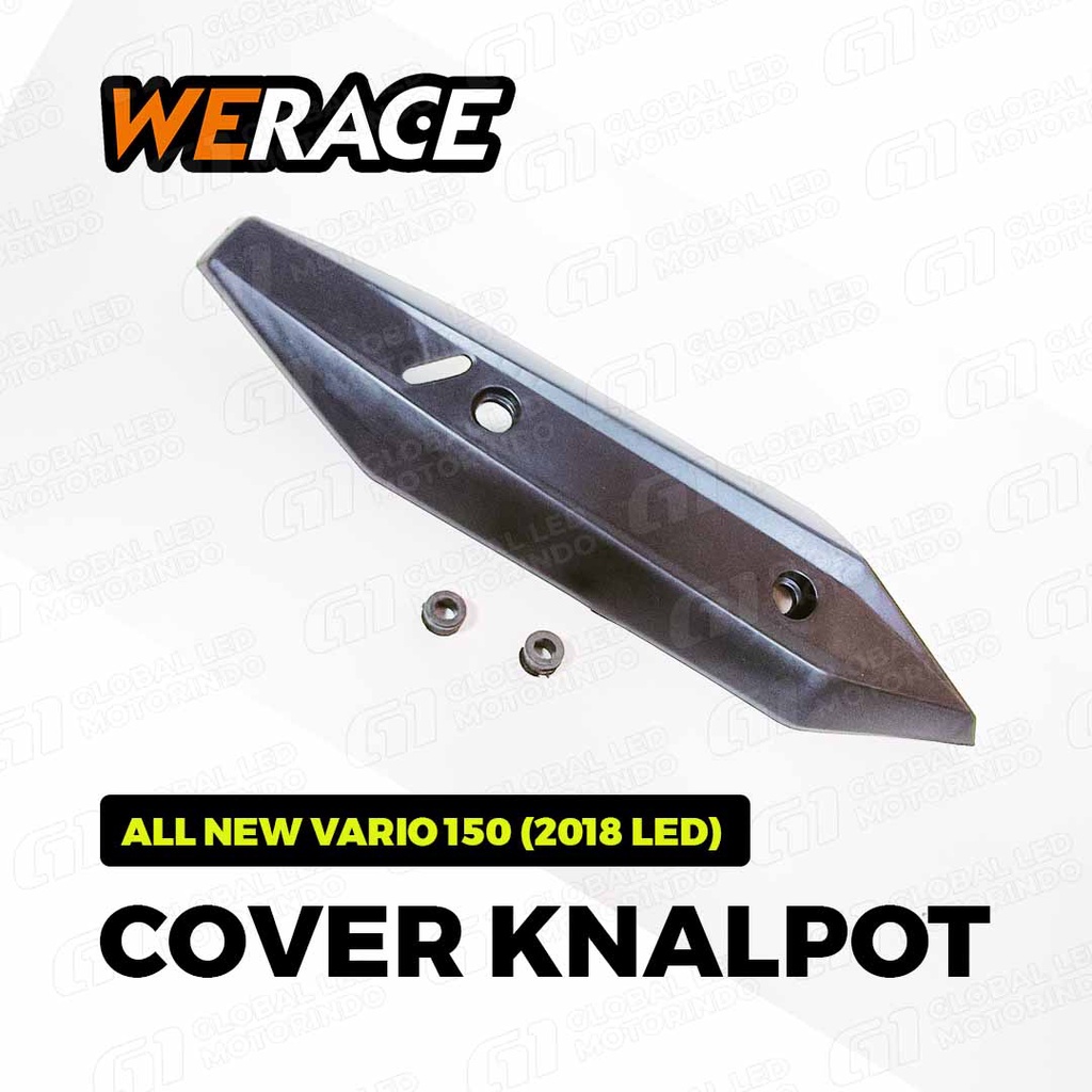 [WERACE] Cover Pelindung / Tutup Tameng Knalpot Standar Honda VARIO 150 2018 LED