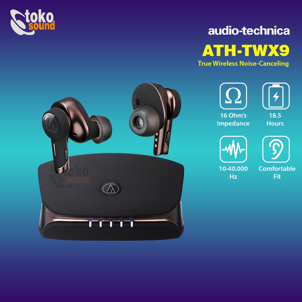 Audio-Technica ATH-TWX9 - True Wireless Earbuds