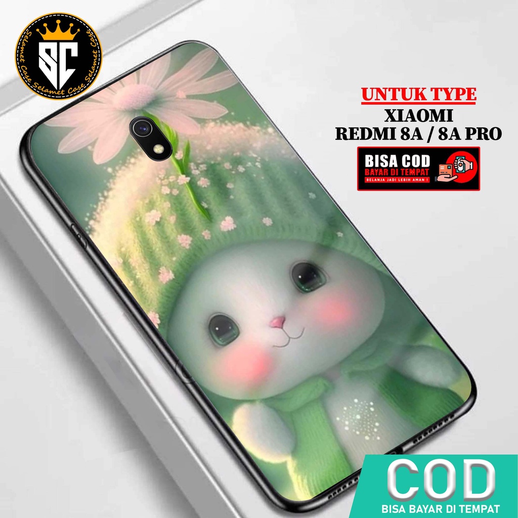 Case Xiaomi 8A / 8A Pro Casing Xiaomi 8A Pro / 8A Selamet Case [Rabbit] Case Glossy Case Aesthetic C