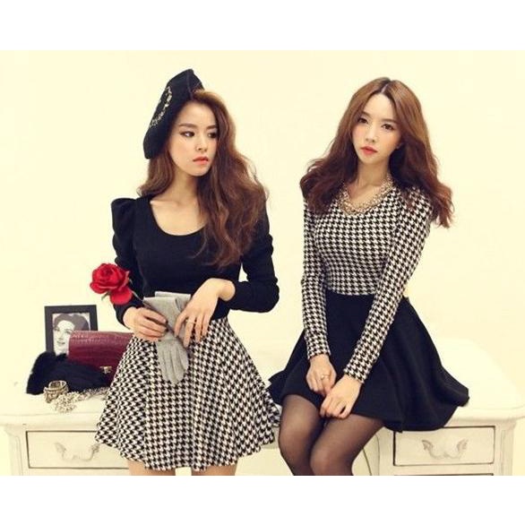 Kor-75 Dress Party Baju Terusan Wanita Import Korea Kpop Idol Jepang
