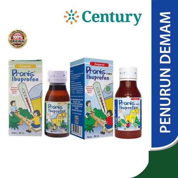 Proris Suspensi / Ibuprofen / Penurun Panas Anak /Demam