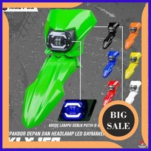 SPAKBOR DEPAN KLX 150 BF HEADLAMP REFLEKTOR LAMPU DEPAN KLX 150 BF DTRACKER LED DAYMAKER KLX 150 TRA
