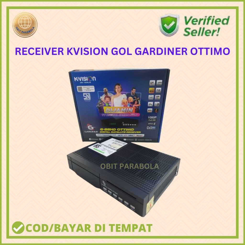 KVISION GARDINER OTTIMO RECEIVER PARABOLA GOL