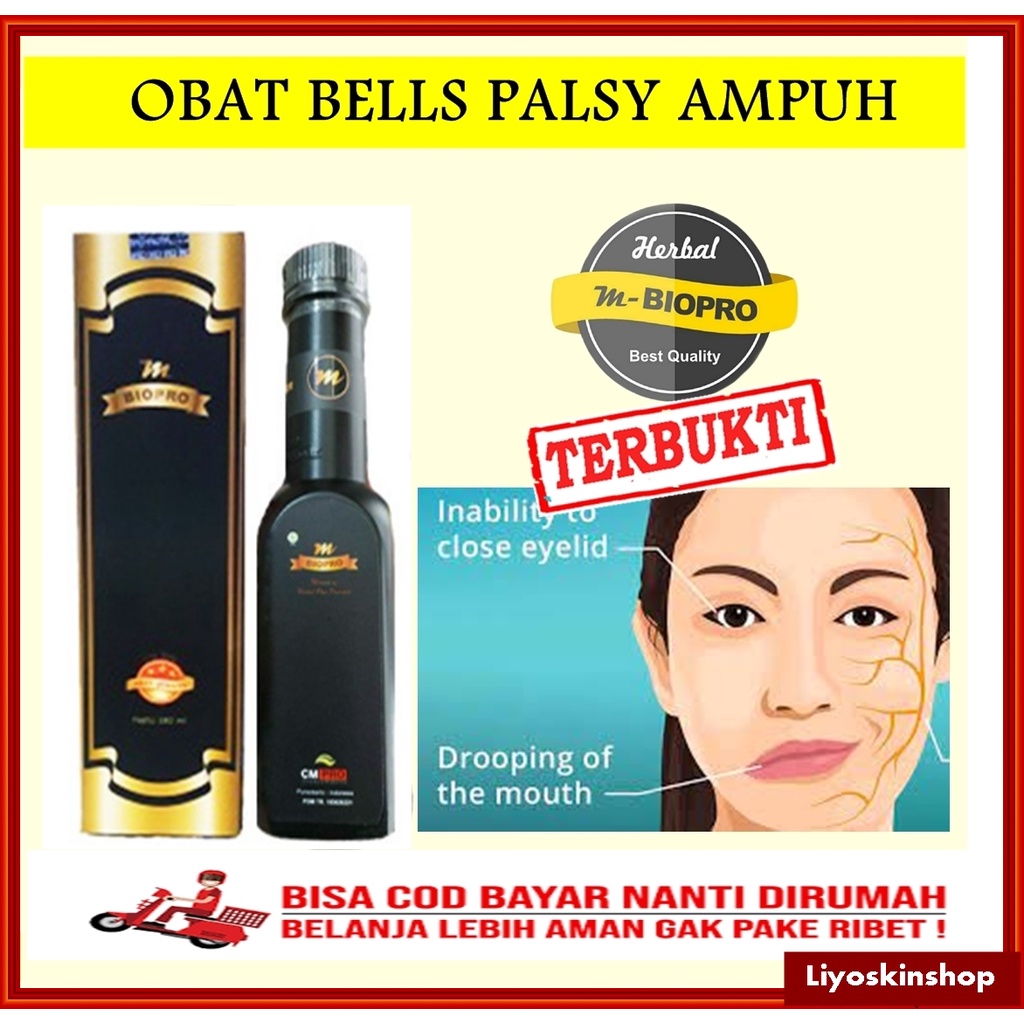M BIO PRO TERBUKTI | Obat Herbal Bells Palsy | Syaraf Wajah Ampuh Manjur | Stroke Wajah M BIOPRO ORI