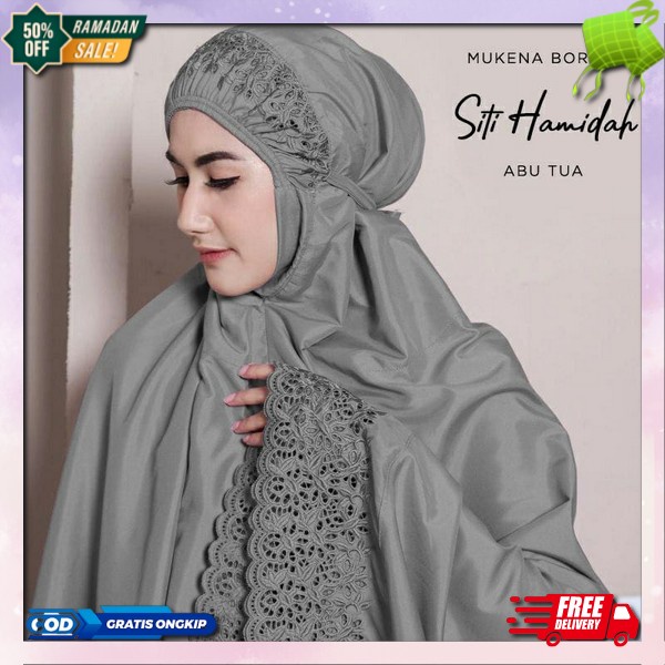 Mukwna Travel Lebaran Mukrna Polos Mukema Mix Renda Mukeba Perlengkapan Sholat Set Mukens Mewah Puti