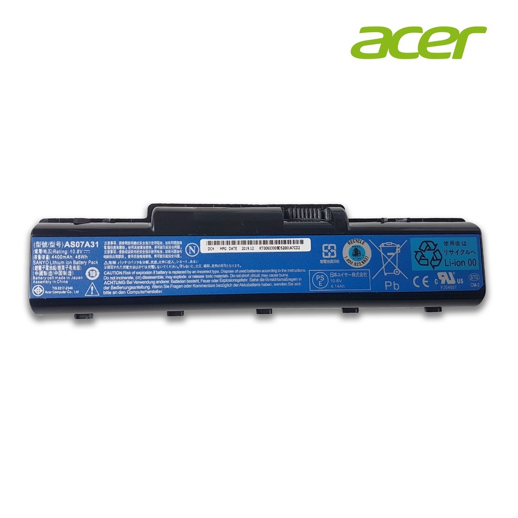 ORIGINAL BATERAI ACER ASPIRE AS07A31 4736 4736G 4736Z 4710 4920 4720 4535 4315 4930 4935 2930 4520 4530 4740 4540 4730