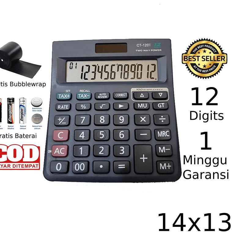 

✨TERBARU✨ Kalkulator CITIZEN 120T 12 Digit - Kakulator Dagang / Kalkulator check / Calculator 12 Digit gas !!