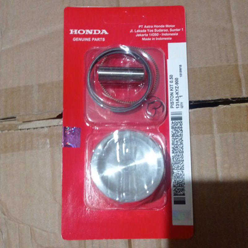 piston kit supra x 125 helm in os 0,50