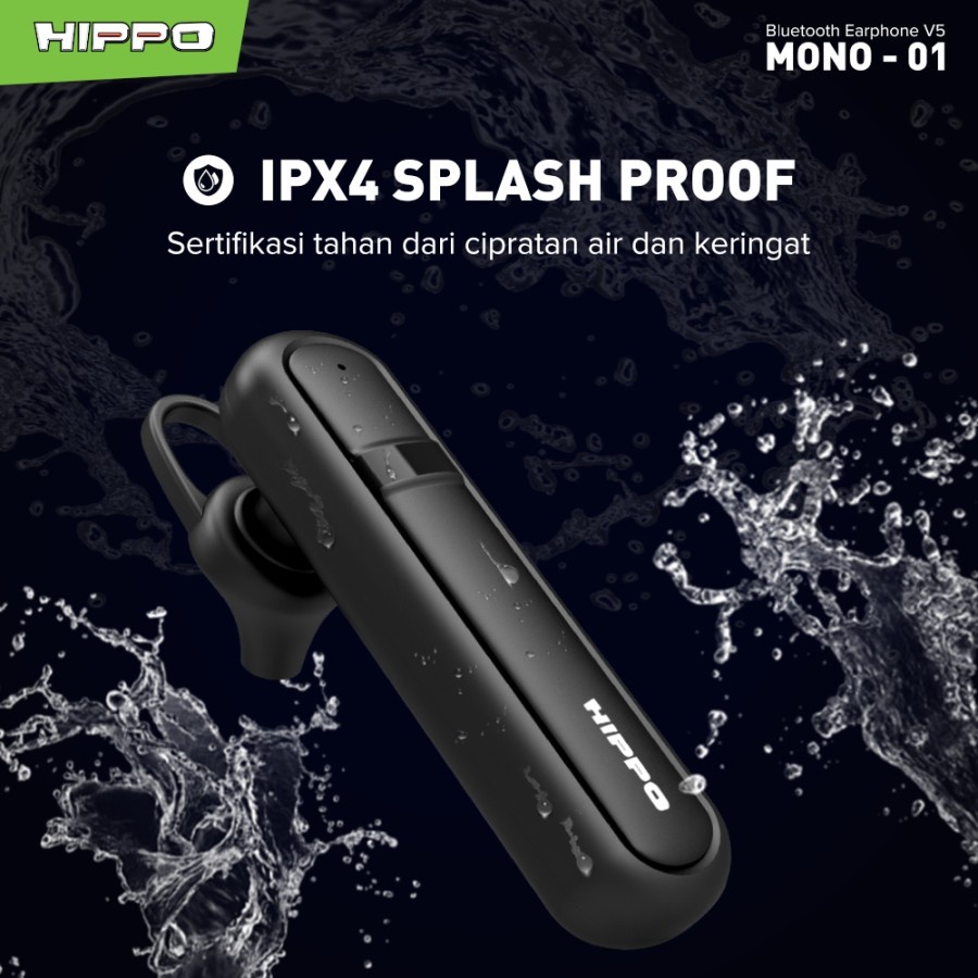 Hippo Mono 01 V5.0 Bluetooth Wireless Earphone
