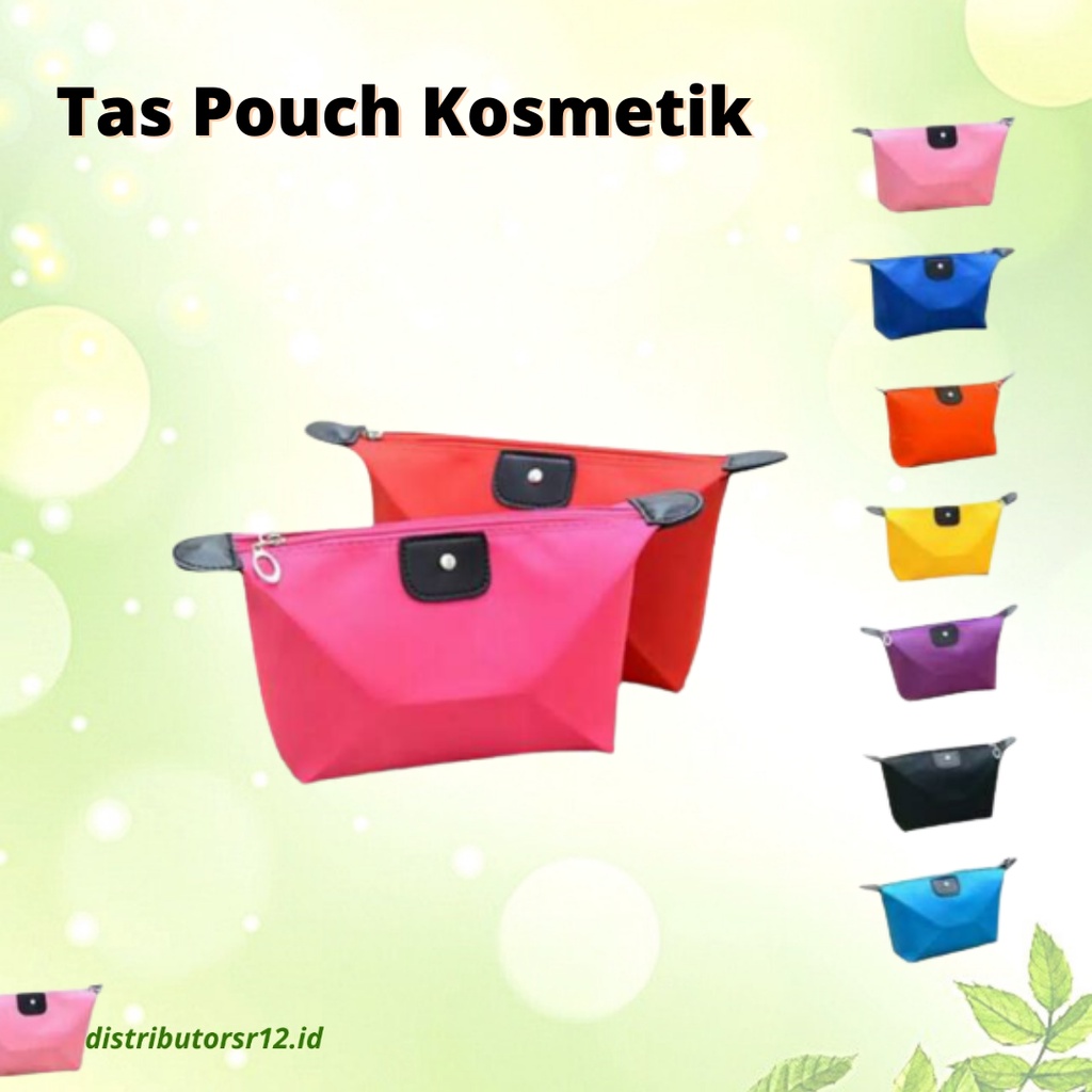 POUCH MAKE UP TERMURAH / TAS KOSMETIK POLOS / POUCH TRAVEL / POUCH MULTIFUNGSI