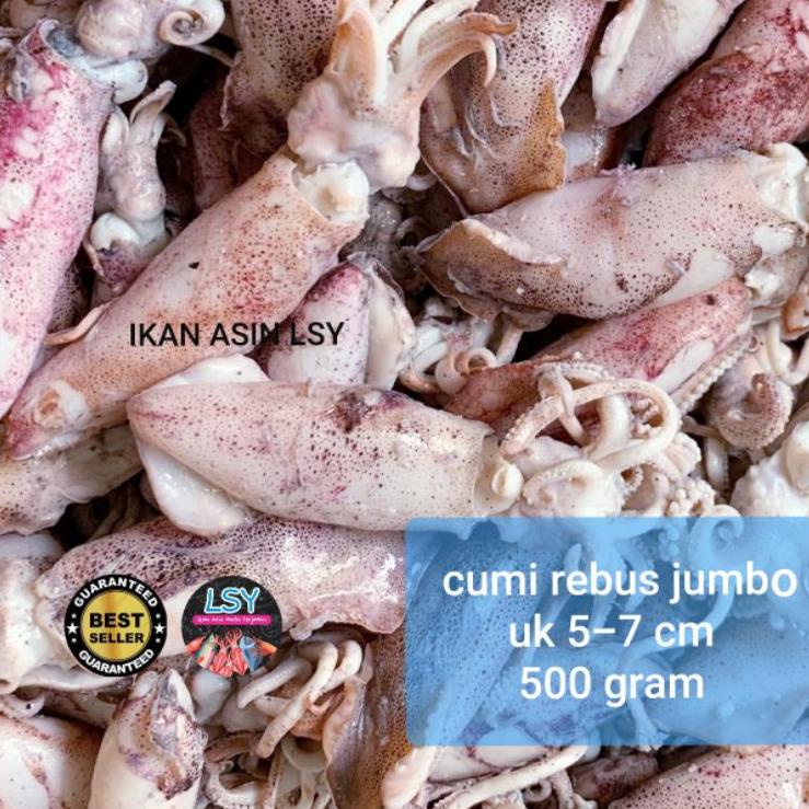 

♝ ikan asin cumi rebus/sotong rebus size jumbo 500gr ←