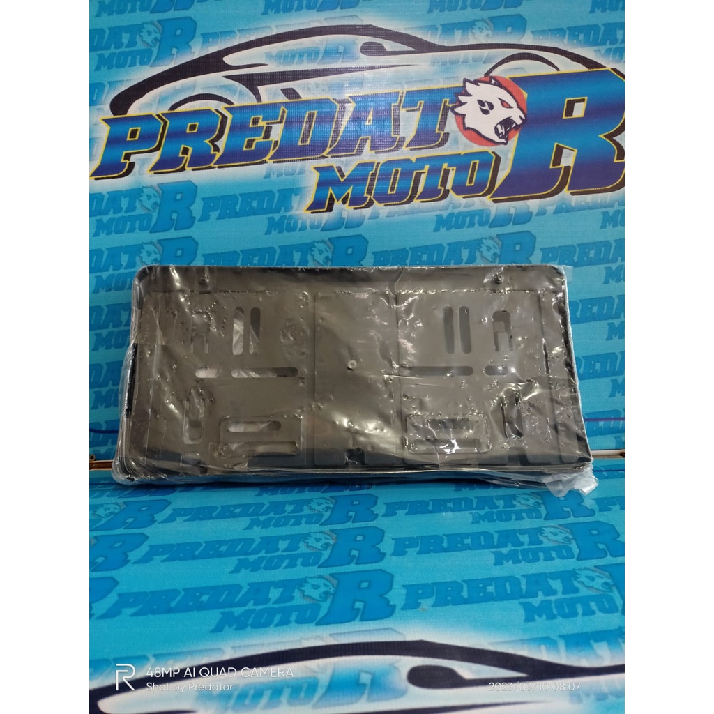 TATAKAN DUDUKAN PLAT NOMOR MOTOR DEPAN BELAKANG GRATIS BAUT PEMASANGAN HARGA SEPASANG