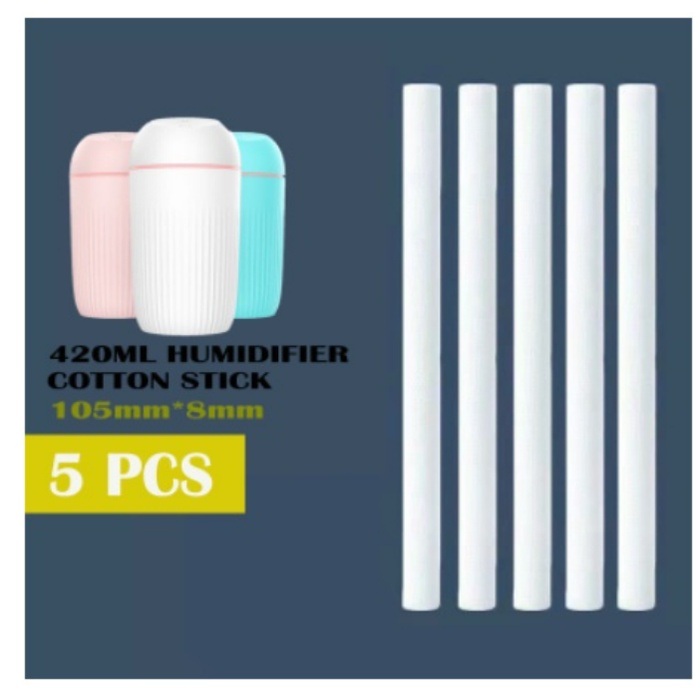 OLINE | Kapas Filter Air Humidifier Diffuser Purifier | Kapas Filter Cotton Stick Humidifier Diffuser Purifier Replacement Cotton Stick