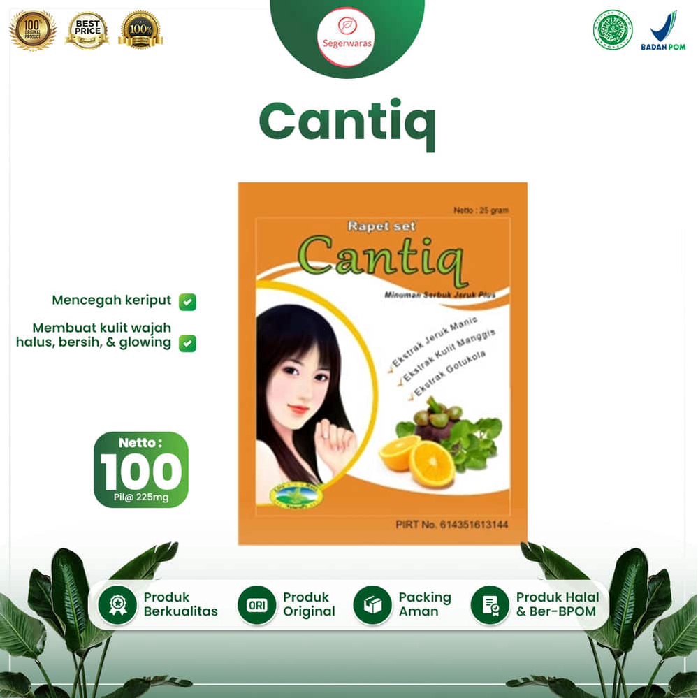 

Cantiq- Minuman Kecantikan Menjaga Kecantikan Kulit