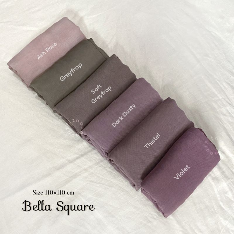 Bella Square Hijab Polycotton Bella Square Jilbab Daily Bella Square Hijab Daily Segi Empat Polycotton