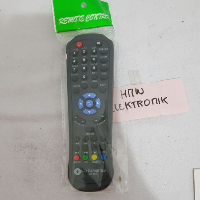 remot digital receiver Matrix Garuda Burger HD DVB MPEG2 MPEG4