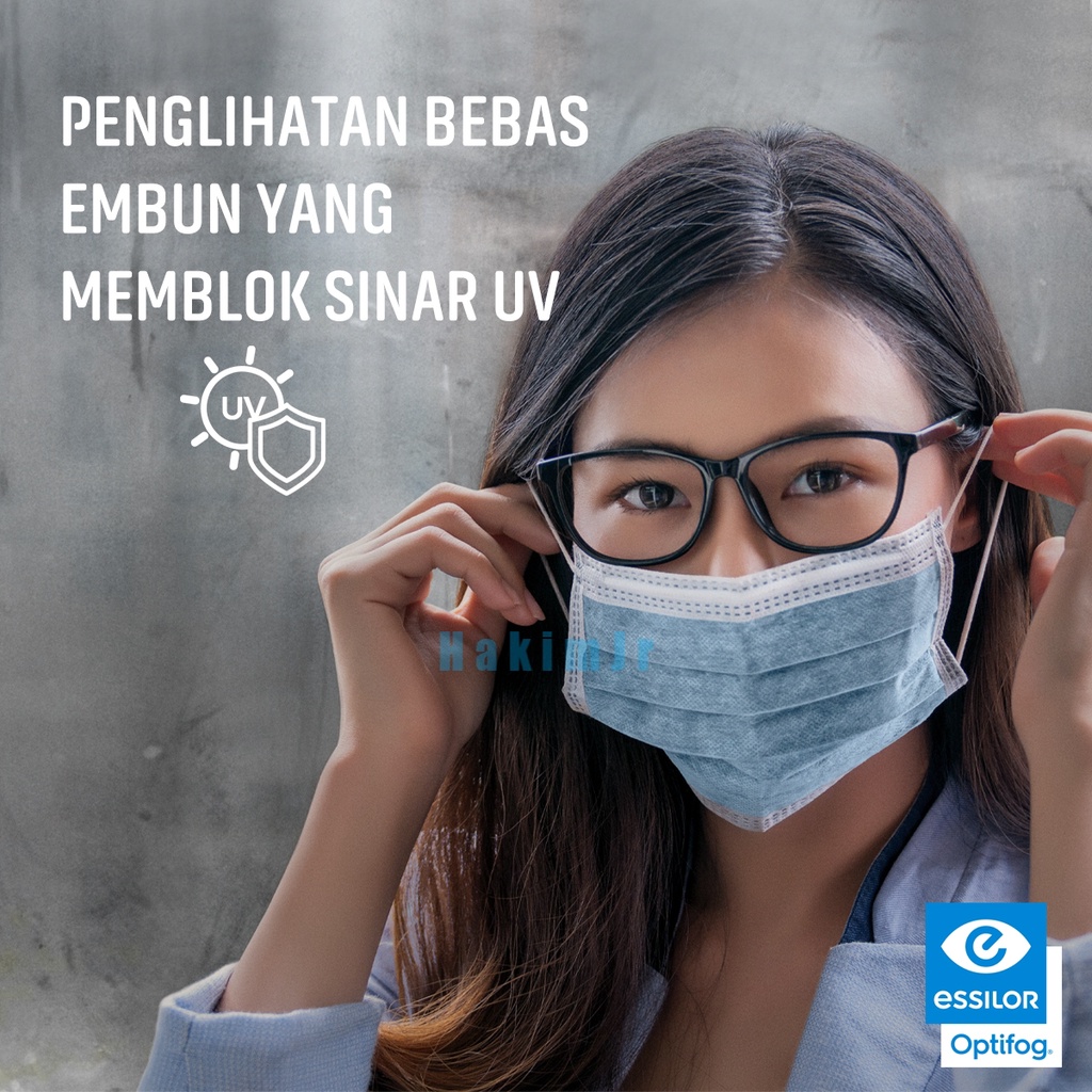 Lensa Kacamata Essilor SV Optifog