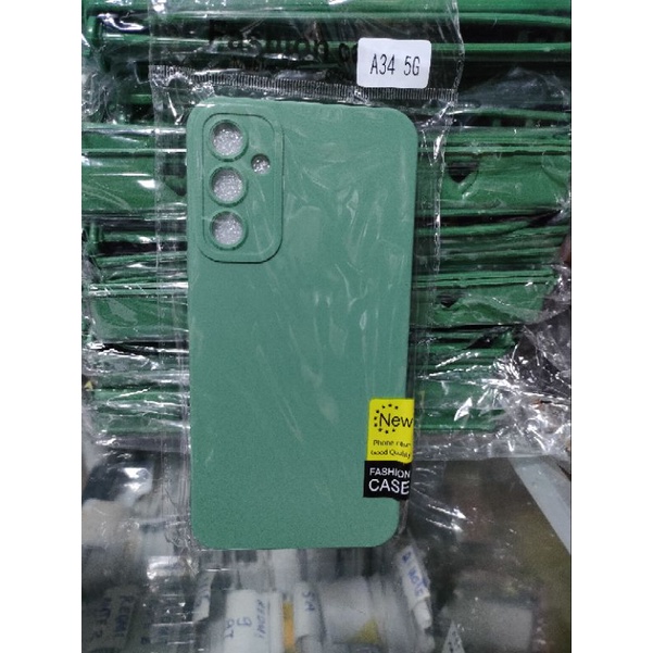 Softcase Samsung A34 5G A05 A05S Silikon Casing Case Macaron Pelindung Pro Camera