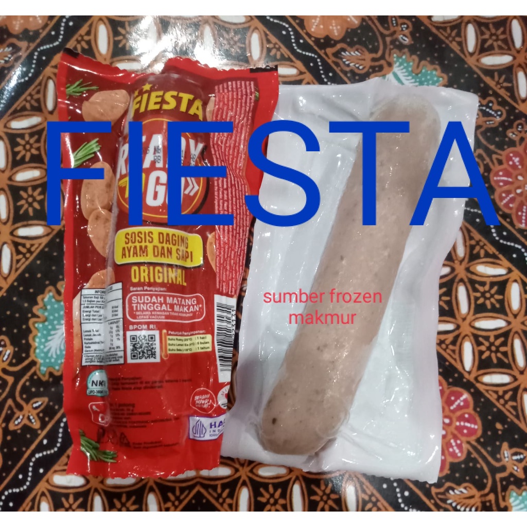 

sosis SINGLE ORI FIESTA langsug makan sumber frozen makmur