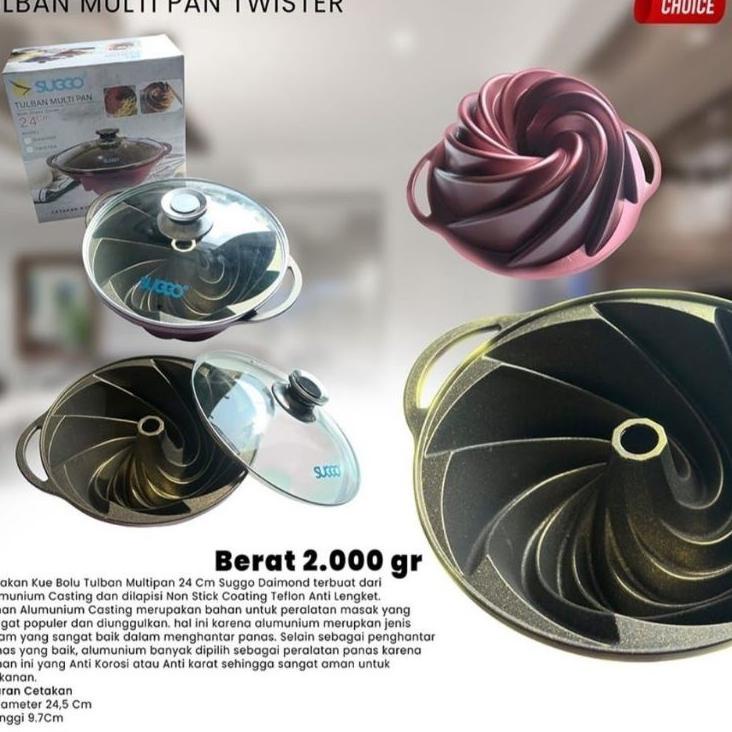 ☼ CETAKAN BOLU TULBAN MULTIPAN SUGGO / LOYANG TULBAN SPIRAL & DIAMOND ♛