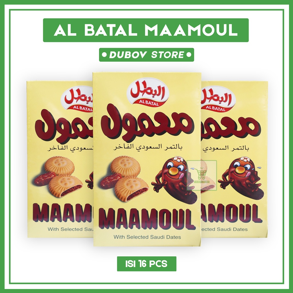 

Biskuit Kurma Al Batal Maamoul 16 Pcs