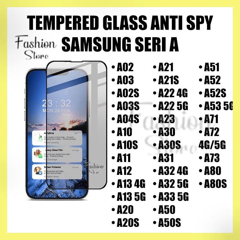 TEMPERED GLASS CERAMIC SPY  ANTIGORES KACA KOMPATIBEL SERI A