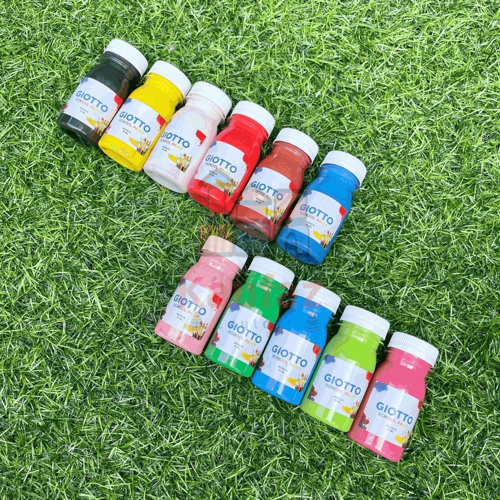 

KAUFAZ [ Mainan Edukasi ] Cat Air Anak Giotto 50ml Repack 100ml Import Washable Finger Painting