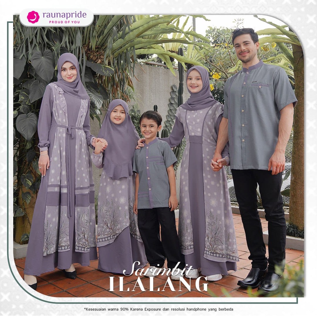 Rauna Sarimbit Ilalang SR 13 - Purple / Terbaru 2023 / Fashion Muslim