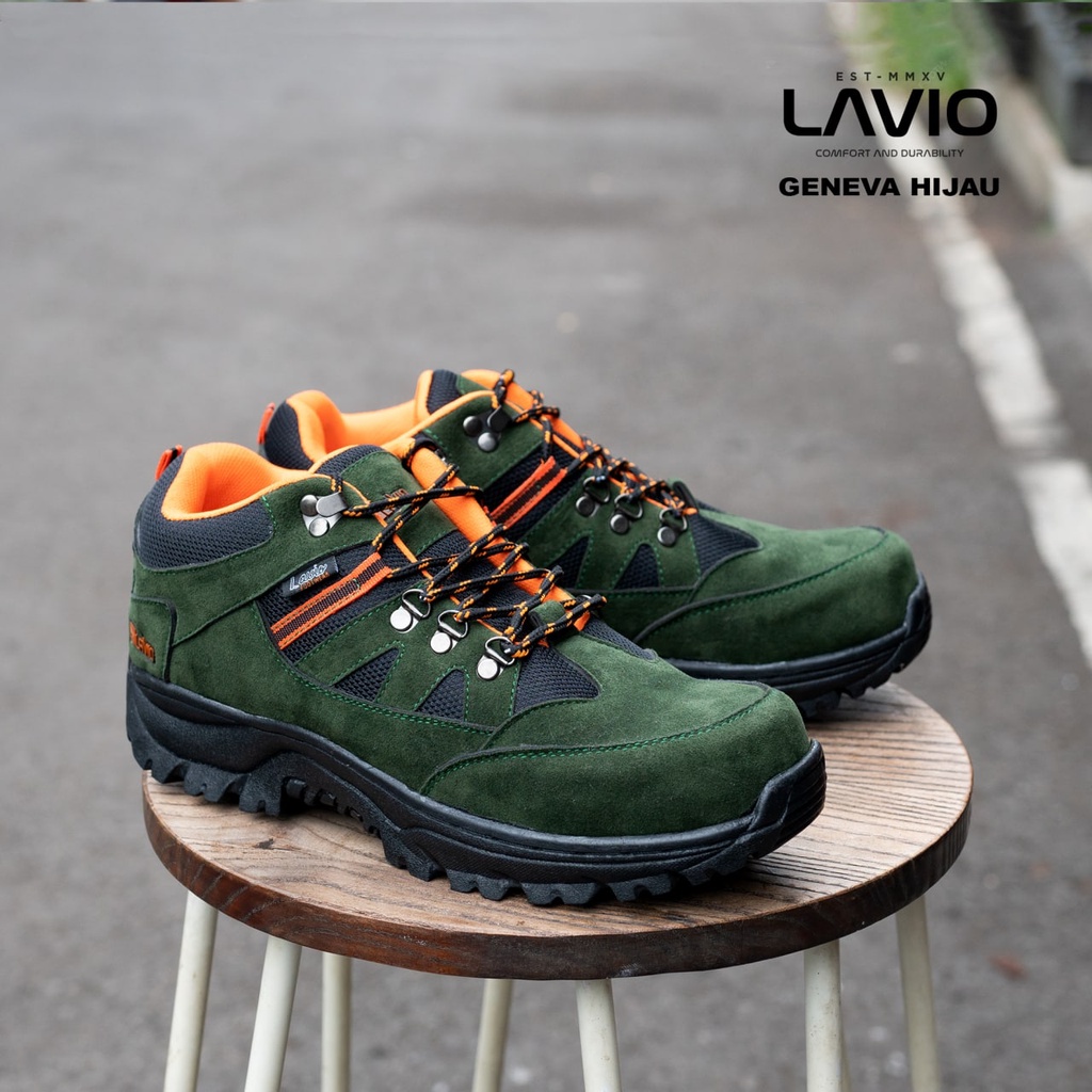 Sepatu Safety Ujung Besi Pria Size 44-46 Untuk Kerja Proyek Lapangan Touring Hiking