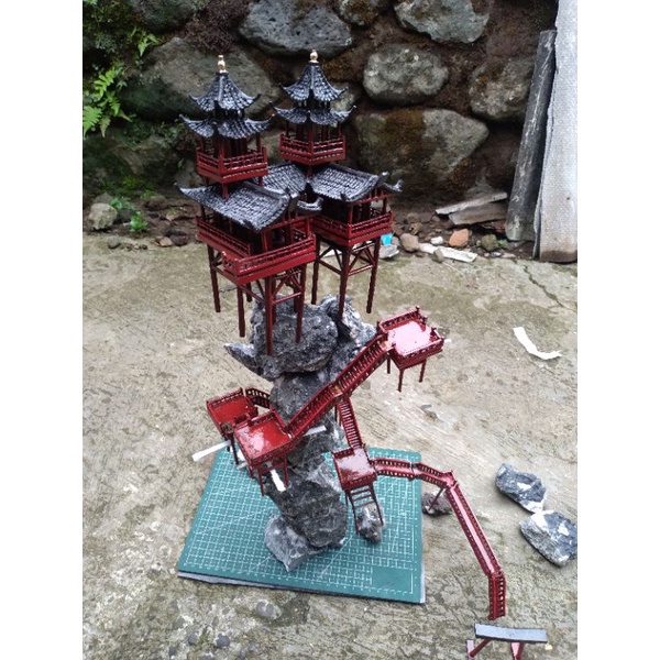 miniatur rumah bahan PVC