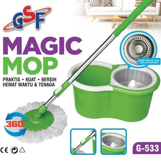 &<&<&<&] Magic Mop merk GSF G-433 super mop gsf wonder mop gsf / alat pel