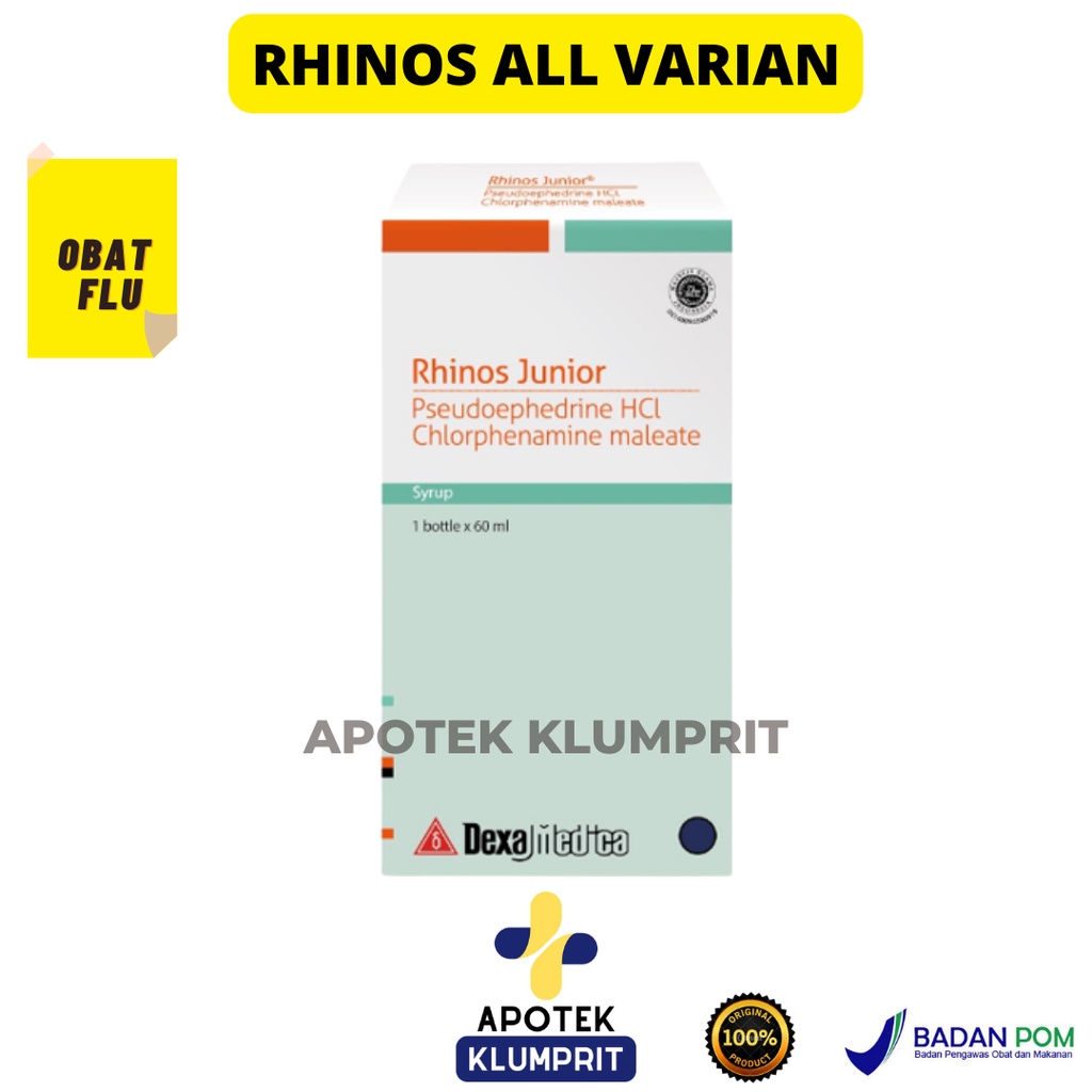 RHINOS DROPS/SIRUP/ OBAT FLU/ OBAT PILEK