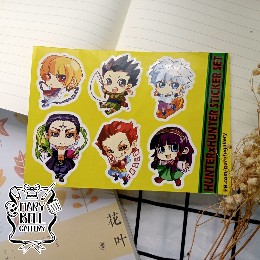 

Stiker Kisscut A6 Vynil Karakter Hunter x Hunter