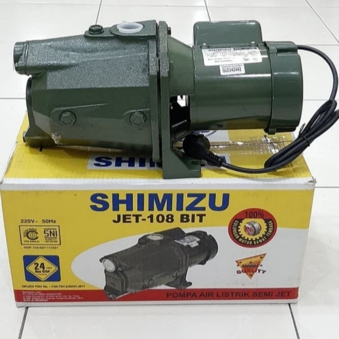 MESIN POMPA AIR SEMI JET SHIMIZU 108BIT