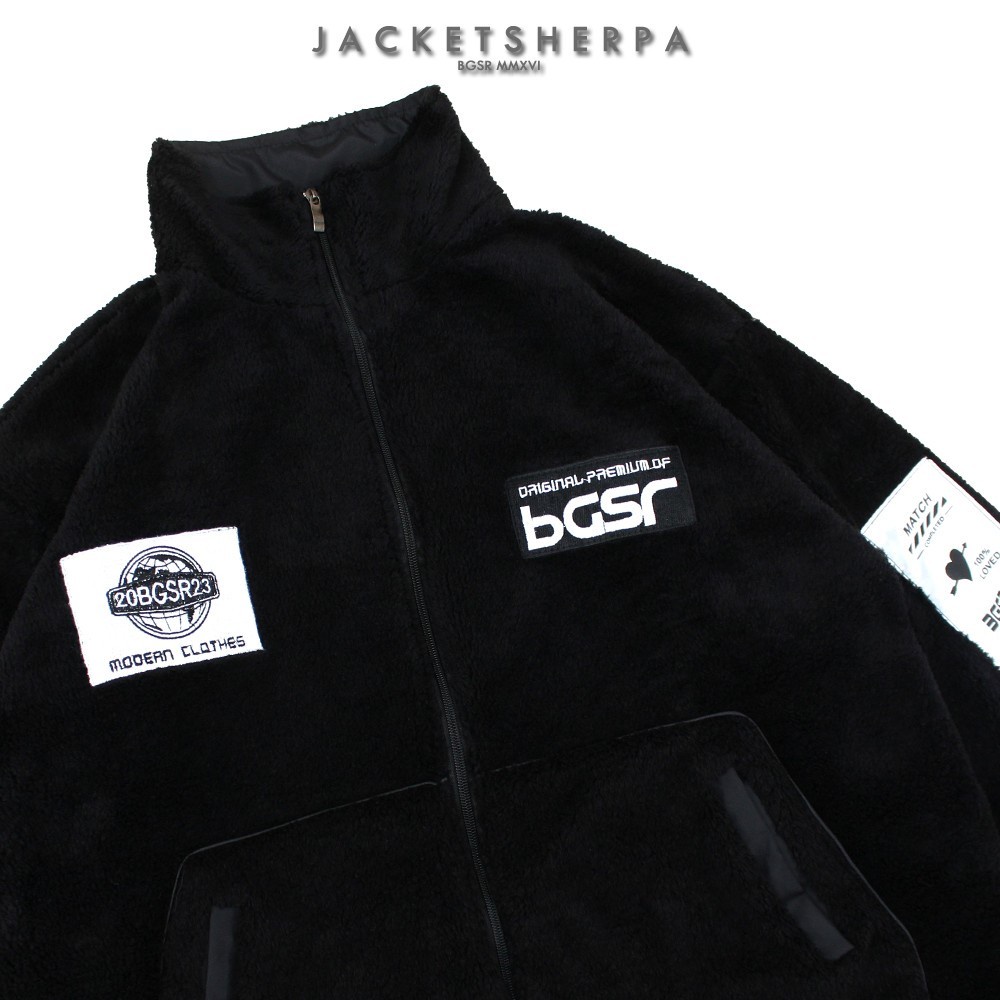 BGSR Jaket Pria Sherpa Goodboy Musim Dingin