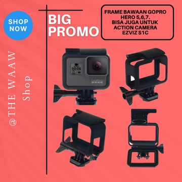 Pelindung Side Frame Case Casing Bumper for GoPro Hero 5 6 7 Action Camera EZVIZ S1C / S1-C