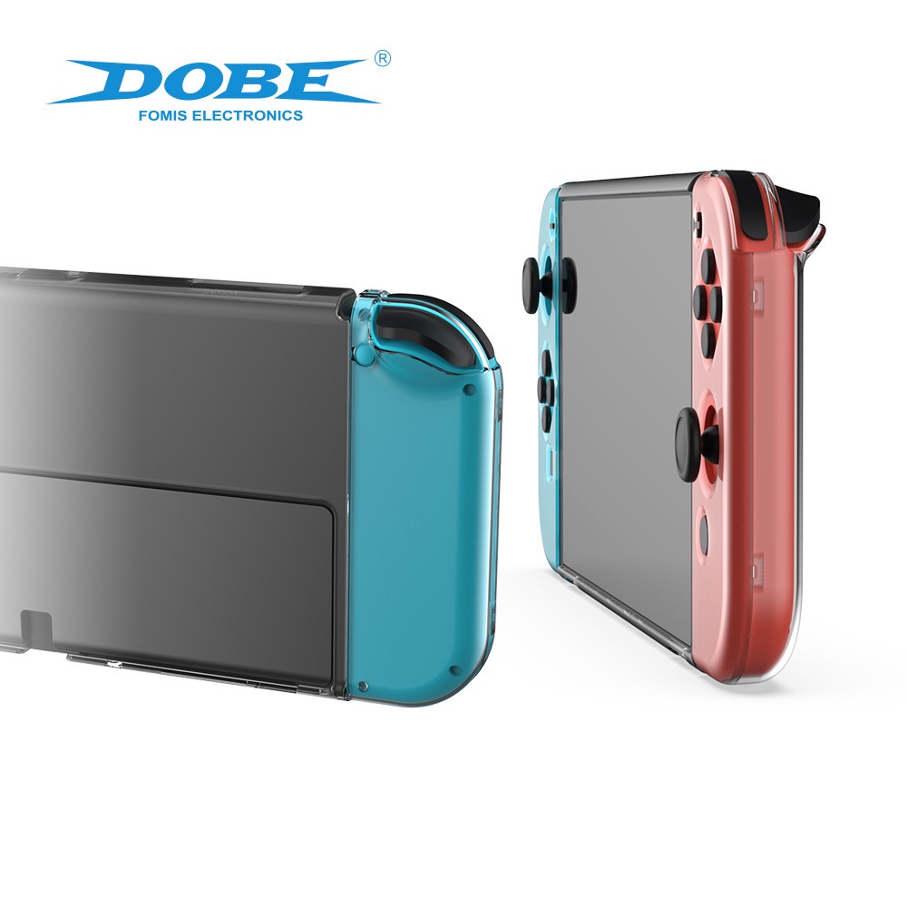 DOBE Protective Case For Nintendo Switch OLED Casing Transparan Bening Crystal Clear