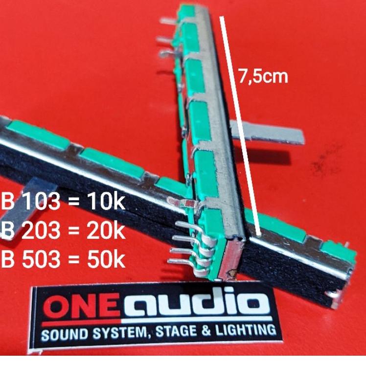 Terbaru 3.3 Potensio Geser 7.5 cm fader mixer 10k B103 original Mixer Yamaha Behringer soundcraft Ma