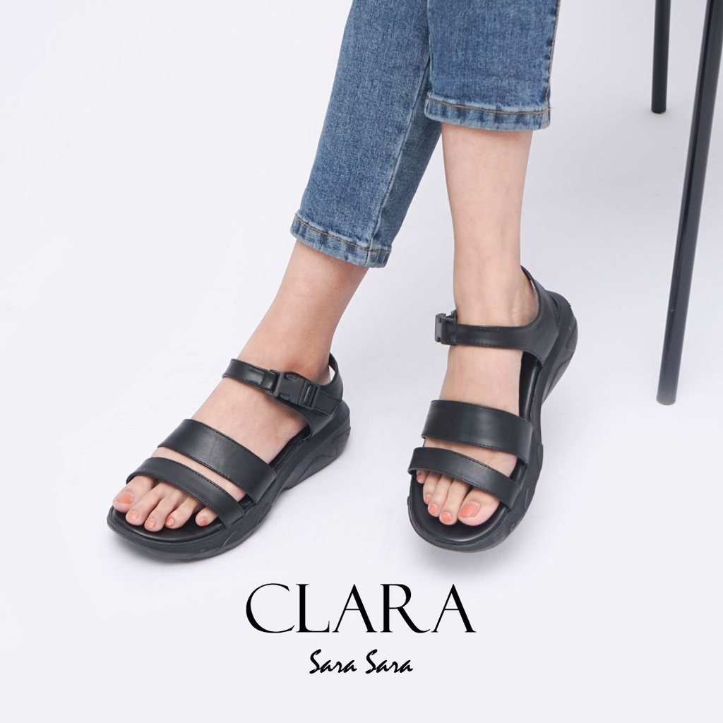 Sara Sara CLARA Sandal Tali Wanita sandal platform tali terbaru