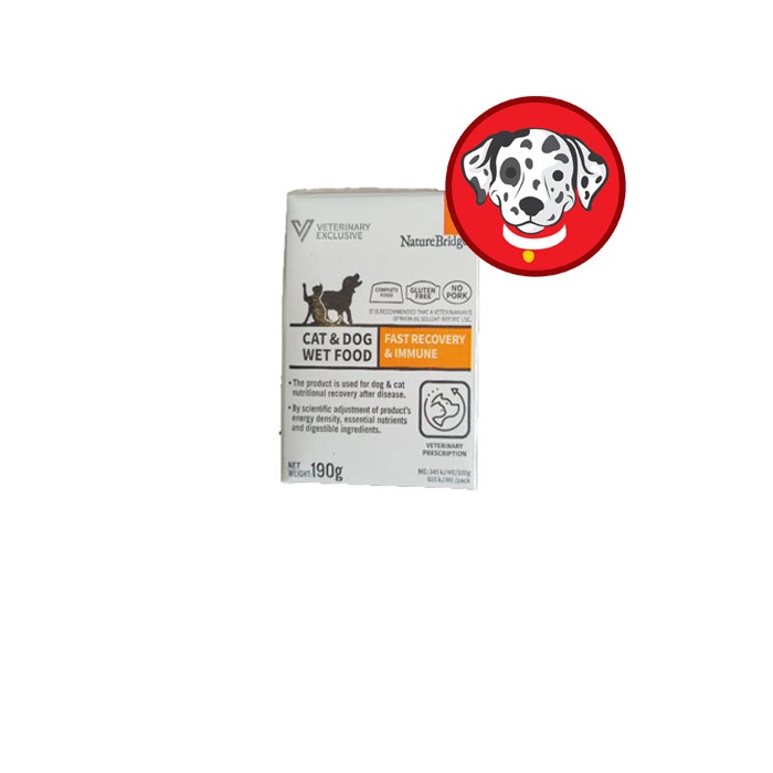 Jual Makanan Basah Nature Bridge Wet Food Cat & Dog Recovery & Immune