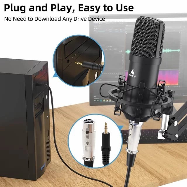 Maono AU-A03 XLR Condenser Microphone