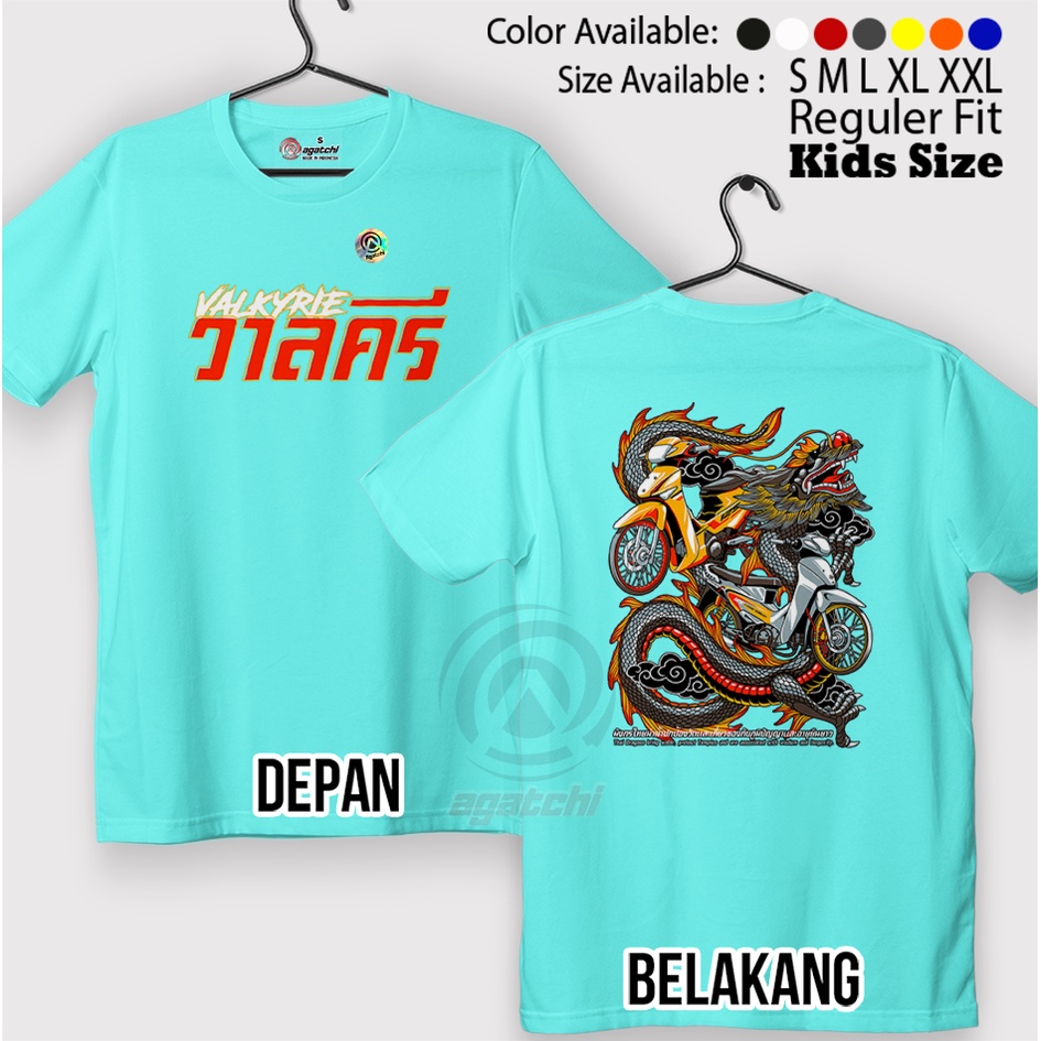 Baju Kaos Atasan Anak Laki - Laki Agatchi Motif Valkyrie - Thai Look Racing