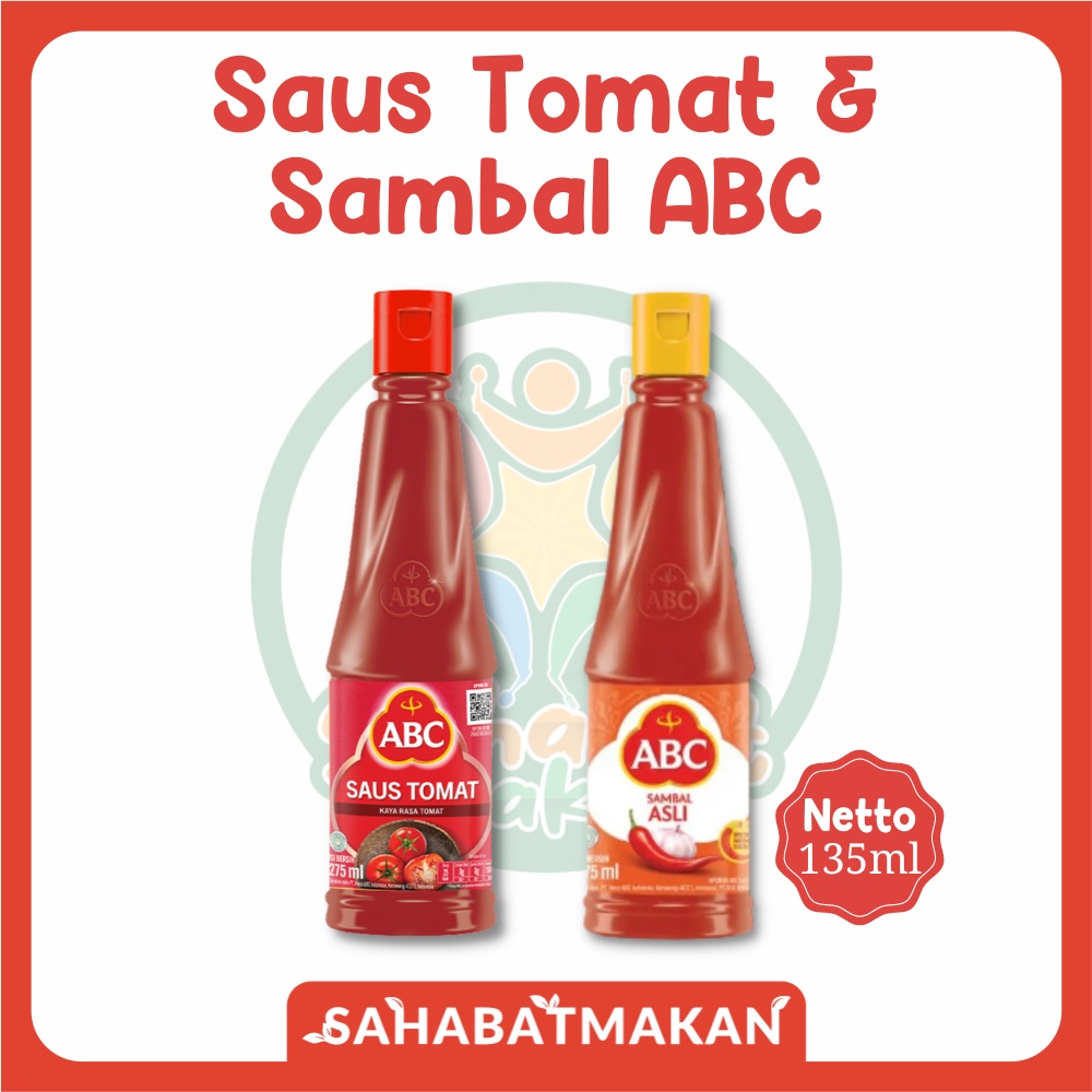 Saus Tomat &amp; Saus Sambal ABC Botol — SahabatMakan