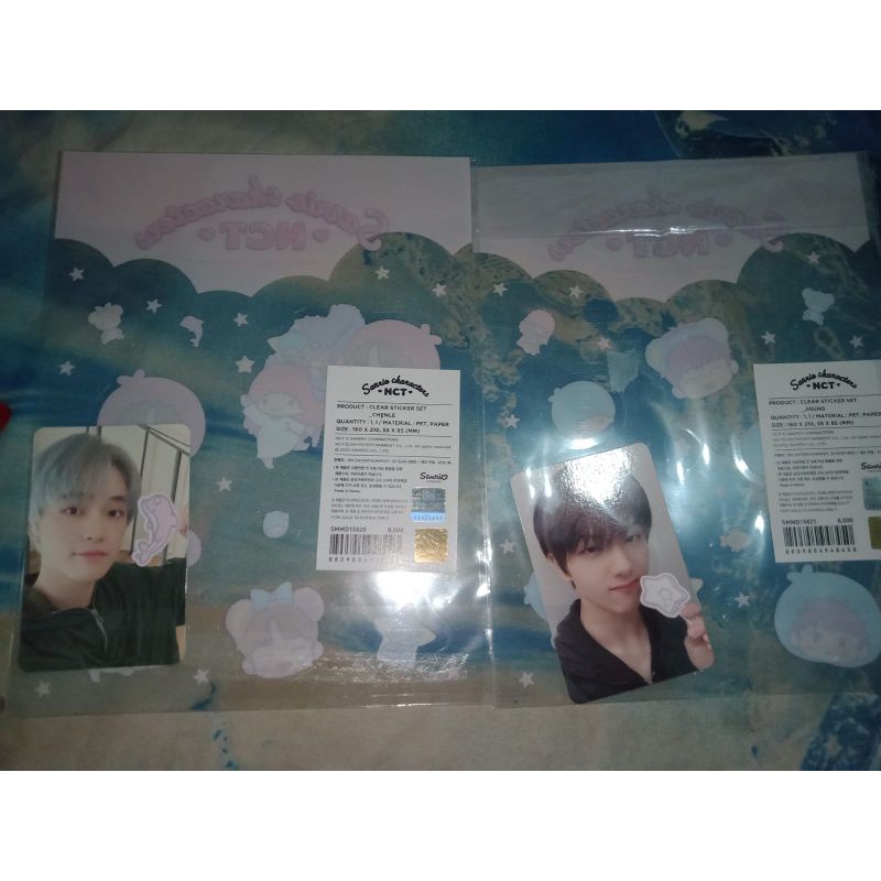 nct dream clear sticker sanrio jisung chenle sealed