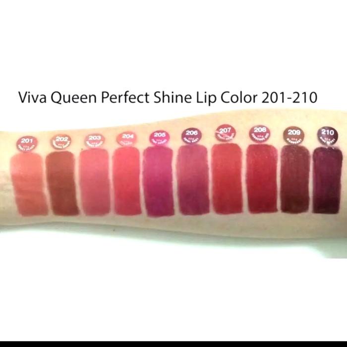 Lipstik Perfect Shine Viva Queen No 201 - 210
