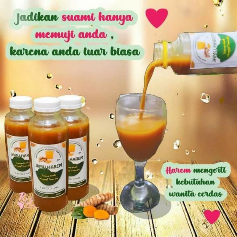 

Jamu Herbal HAREM 250ML