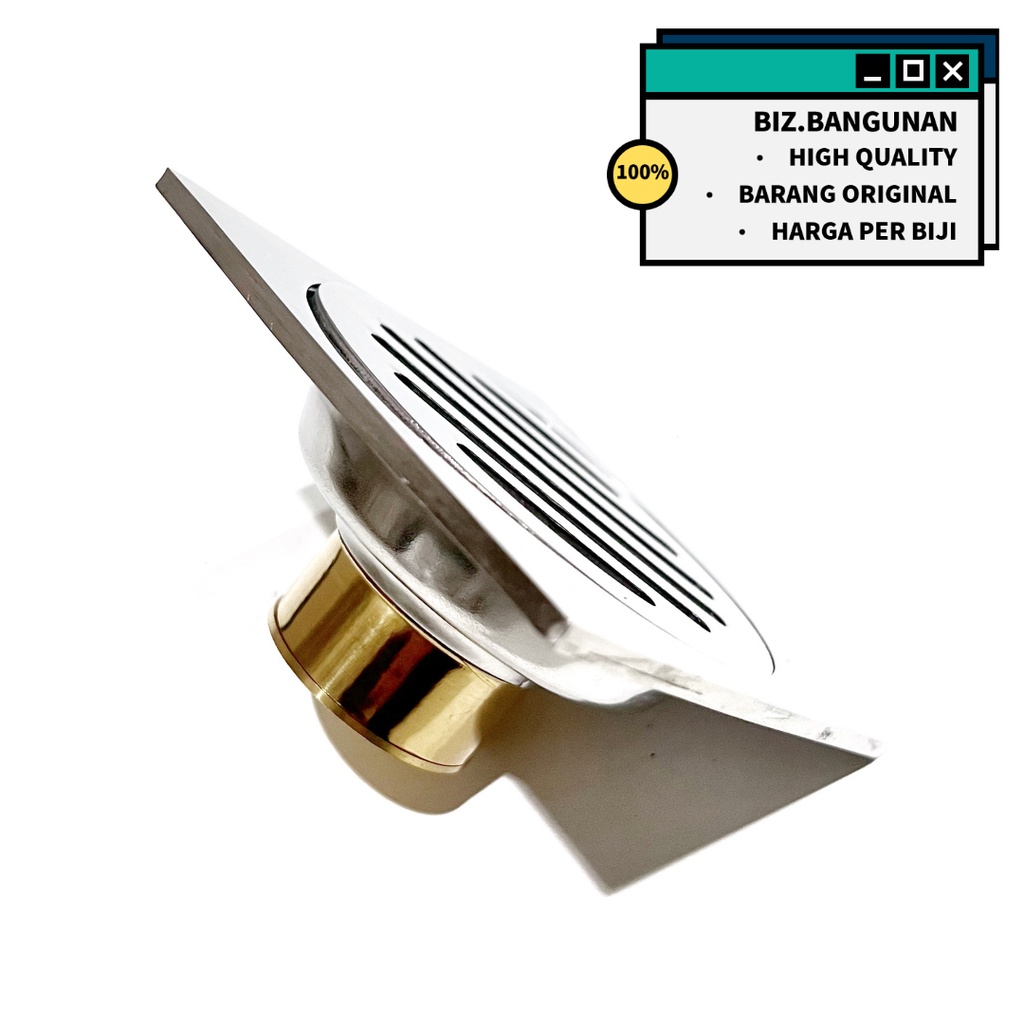 SARINGAN GOT STAINLESS SOBAR 4&quot; BULAT KLEP KUNINGAN 908