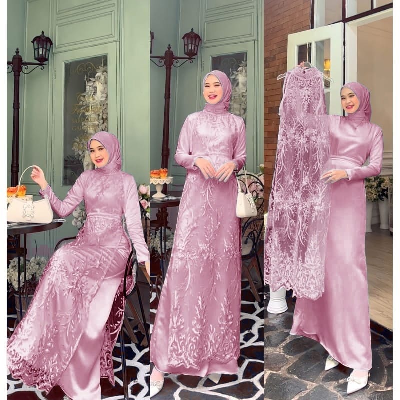 MAXY SET SAVANNAH 2IN1 FASHION PAKAIAN WANITA DRESS GAMIS MAXI KR